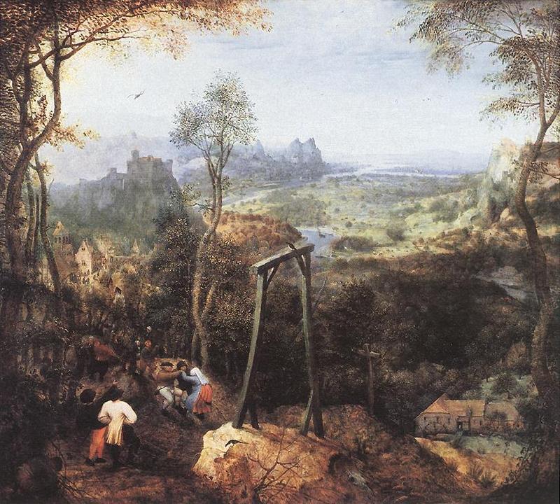 BRUEGHEL, Jan the Elder Magpie on the Gallow fd china oil painting image